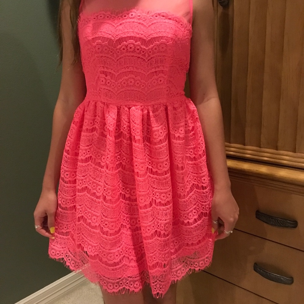 Hot Pink Party Dress